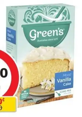 Coles Green's Traditional Baking Mix 380g-470g offer
