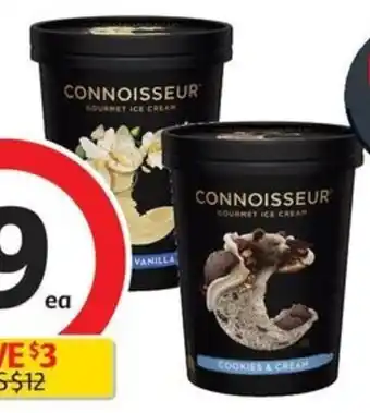 Coles Peters Connoisseur 1 Litre offer