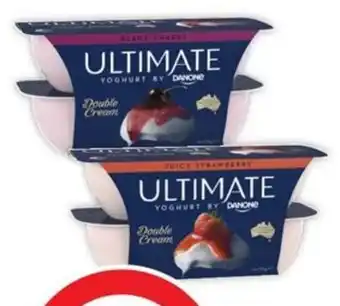 Coles Danone Ultimate Yoghurt 4x115g offer