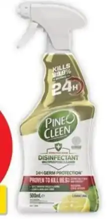 Coles Pine O Cleen 24 Hour Disinfectant Multipurpose Cleaner Spray 500mL offer