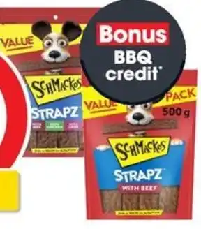 Coles Schmackos Dog Treats 500g offer