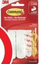 Coles Command Medium Hooks 2 Pack offer