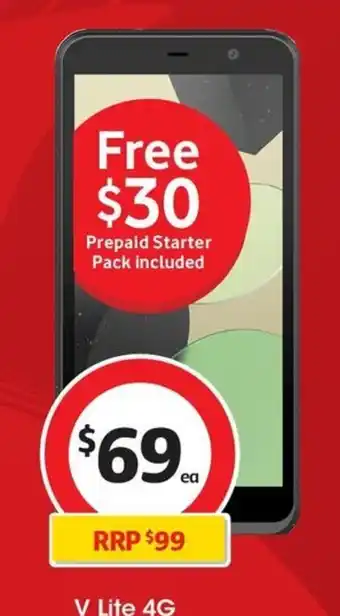 Coles V Lite 4G offer