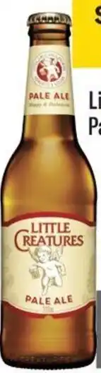 Little Creatures Pale Ale Bottles 24x330mL