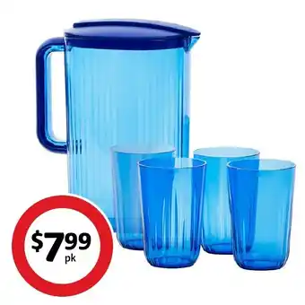 Coles Casa Blanc Jug and Tumbler Set offer