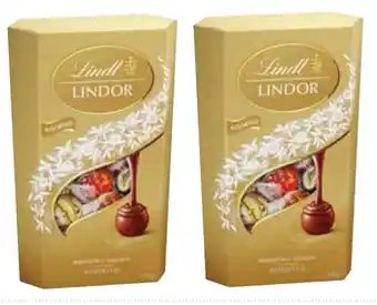 Supabarn LINDT LINDOR ASSORTED CORNET 333g offer