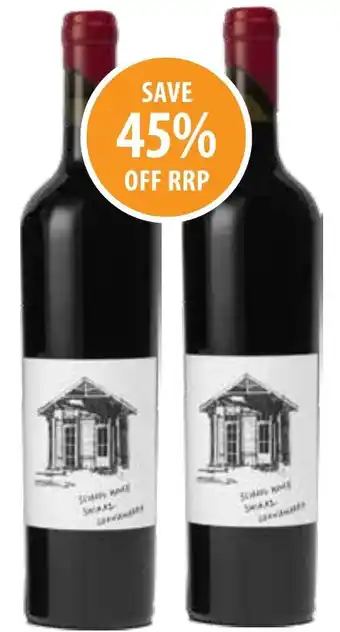 Supabarn SCHOOL HOUSE COONAWARRA SHIRAZ 750ml offer