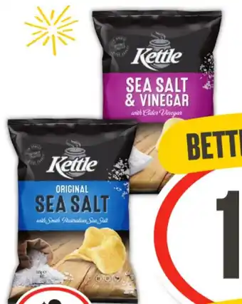 IGA Kettle Potato Chips 150-165g Selected Varieties offer