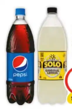 IGA Pepsi or Solo 1.25 Litre Selected Varieties offer