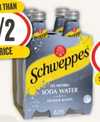 IGA Schweppes Mixers 4x300mL Selected Varieties offer