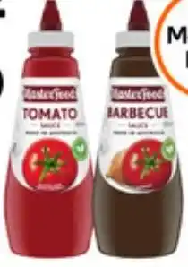 Woolworths MasterFoods Tomato or Barbecue Souce 475-500ml offer