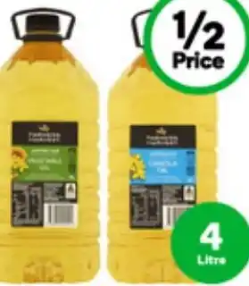 Woolworths Farmers Harvest Canola or Vegetable Oil 4 Litre offer