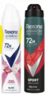 Woolworths Rexona Advanced Antiperspirant Deodorant 220ml offer
