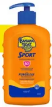 Woolworths Banana Boat SPF50+ Sunscreen Sport 400g offer
