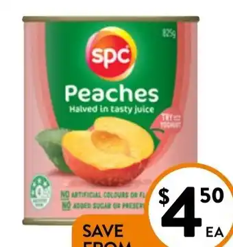 Foodworks SPC Canned Fruits in Juice 825g offer