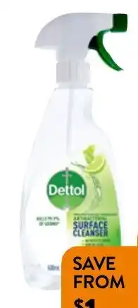 Foodworks Dettol Antibacterial Surface Cleanser 500ml offer