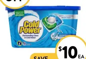 Foodworks Cold Power Triple Laundry Detergent Capsules 18 Pack offer