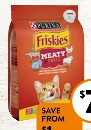 Foodworks Purina Friskies Dry Cat Food 1kg offer