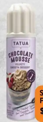 Foodworks Tatua Whipped Cream or Mousse 250g offer