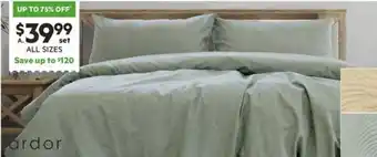Harris Scarfe A. ARDOR Ashby, Nova, Molly Quilt Cover Set offer