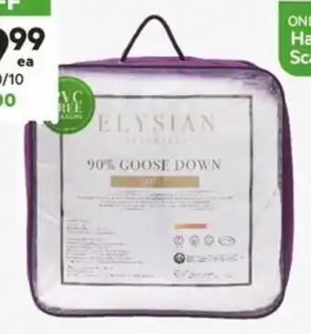 Harris Scarfe 1. ELYSIAN 90% Goose Down & 10% Feather Quilt offer