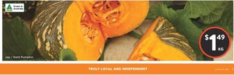 Foodworks Jap/Kent Pumpkin offer