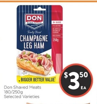 Foodworks Don Shaved Meats 180/250g offer