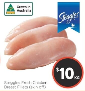 Foodworks Steggles Fresh Chicken Breast Fillets offer