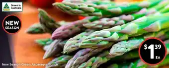 Foodworks New Season Green Asparagus Bunch offer