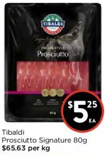 Foodworks Tibaldi Prosciutto Signature 80g offer