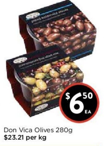 Foodworks Don Vica Olives 280g offer