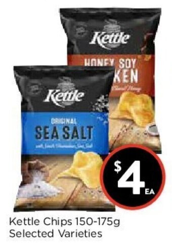 Foodworks Kettle Chips 150-175g offer