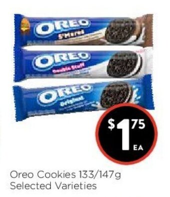 Foodworks Oreo Cookies 133/147g offer