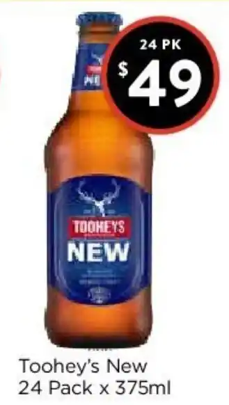 Foodworks Toohey's New 24 Pack x 375ml offer