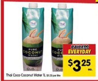 Spar Thai Coco Coconut Water 1L offer