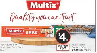 Foodworks Multix Bake 30cm x 20m offer