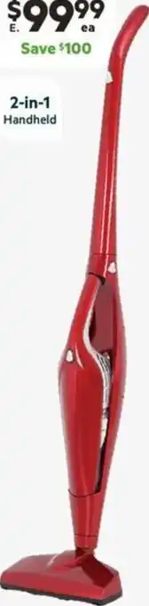 Harris Scarfe PRINETTI 2-in-1 Cordless Vacuum Red offer