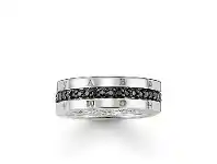 Bevilles Jewellery Thomas Sabo Eternity Ring "Classic Black" offer