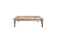 LivingStyles Ardentes Oak Timber 2 Drawer Coffee Table, 140cm offer
