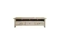 LivingStyles Ardentes Oak Timber 3 Drawer TV Unit, 180cm offer