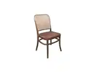 LivingStyles Aubres Timber & Rattan Dining Chair, Brown offer
