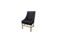 LivingStyles Wellesley Fabric Dining Chair, Black offer