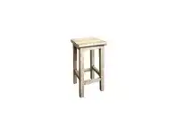 LivingStyles Moux Reclaimed Elm Timber Counter Stool, Natural offer
