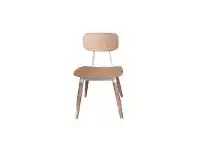 LivingStyles Assens Oak Timber Dining Chair, Natural / White offer