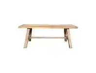 LivingStyles Tiance Reclaimed Elm Timber Dining Bench, 120cm offer