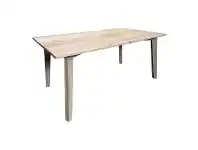 LivingStyles Ecoline Oak Timber Dining Table, 150cm offer