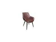 LivingStyles Leinhon Faux Leather Dining Armchair, Brown offer