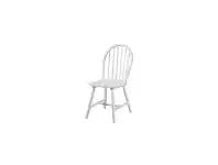 LivingStyles Kerlouet Timber Dining Chair, White offer