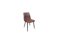 LivingStyles Callac Faux Leather Dining Chair, Brown offer