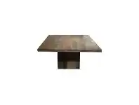 LivingStyles Kersia Reclaimed Elm Timber Square Dining Table, 140cm offer